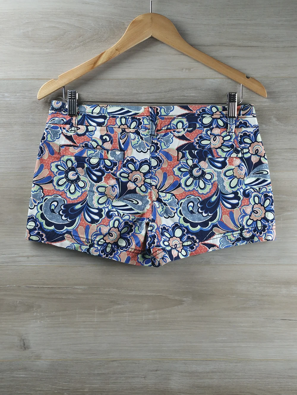NWT Red Camel Go Bold Flor Maritime Prep Floral Shorts Belted Size 7